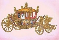 Carruagem em ouro