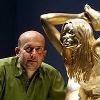 Estátua de ouro de Kate Moss