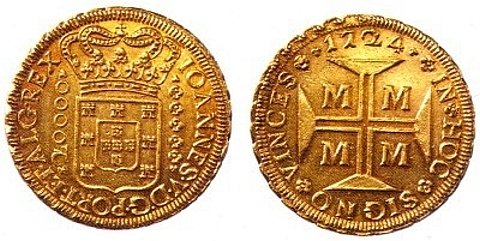 moedas de ouro portuguesas