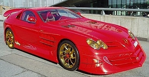Mercedes SLR Red Gold 