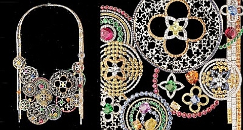 Coleção de jóias de luxo de Louis Vuitton
