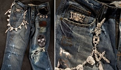 jeans de luxo