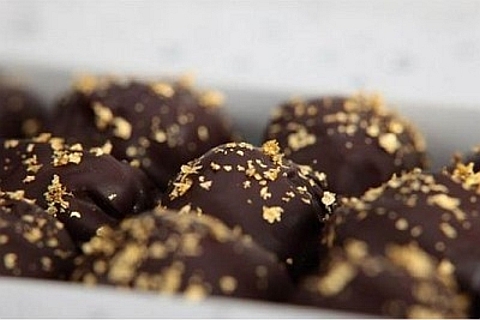 Chocolates com cristais Swarovski