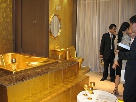 casa de banho de ouro