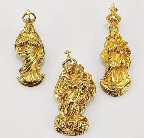 Pendentes ouro popular